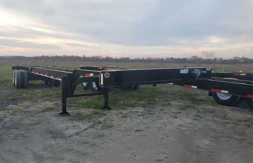 2 axle & tri axle container chassis